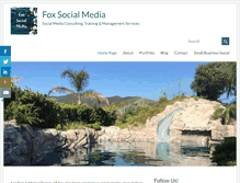 Tablet Screenshot of foxsocialmedia.com